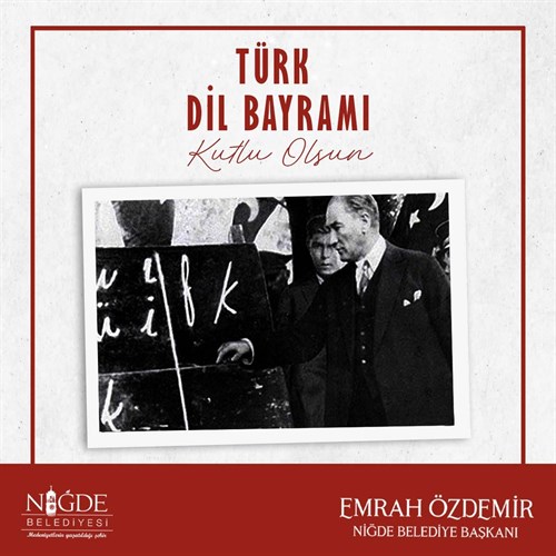 Başkan Özdemir’den Türk Dil Bayramı Mesajı