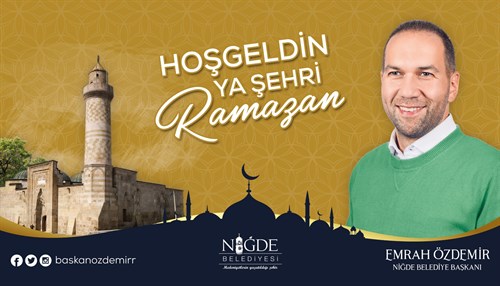 Başkan Özdemir'den Ramazan Ayı Mesajı